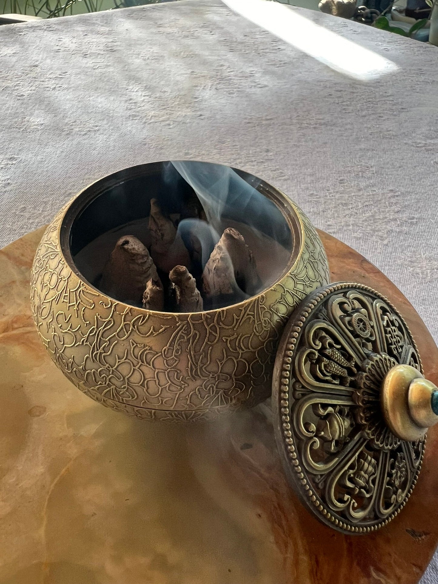 Tibetan Sang Cone Incense | Tibetan Incense | 20 cones | large cones | Tadkröl on Base