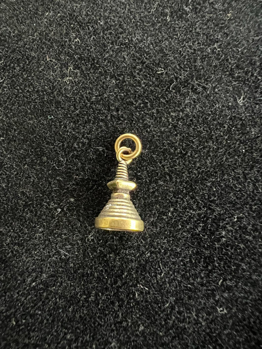 Tiny Stupa Charm | Metal | Approx 1/2 high x 1/4in wide | Tibet | Buddha
