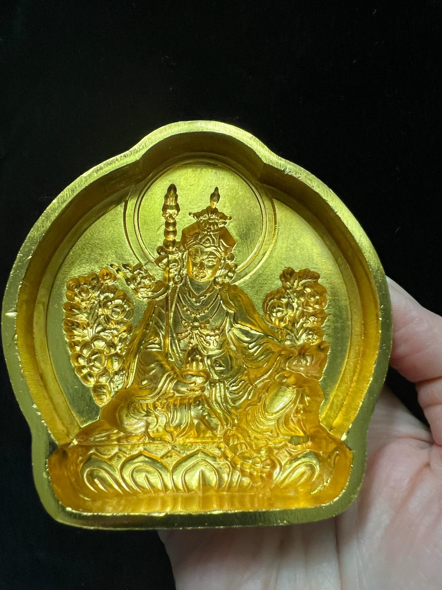 Guru Rinpoche Tsa Tsa Mold | Metal Alloy | Approx 3 1/2 Inches | Guru Padmasambhava