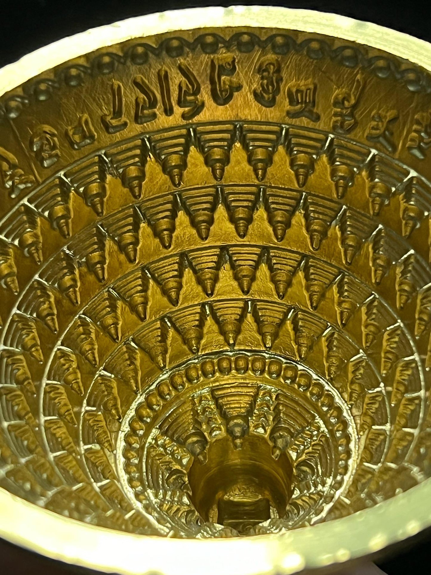 Large Stupa Tsa Tsa Mold | Metal Alloy | Approx 3 1/2 Inches in Diameter