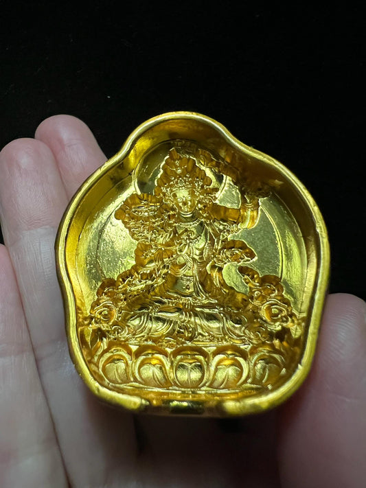 Small Manjushri Tsa Tsa Mold | Metal Alloy | Approx 2 Inches High