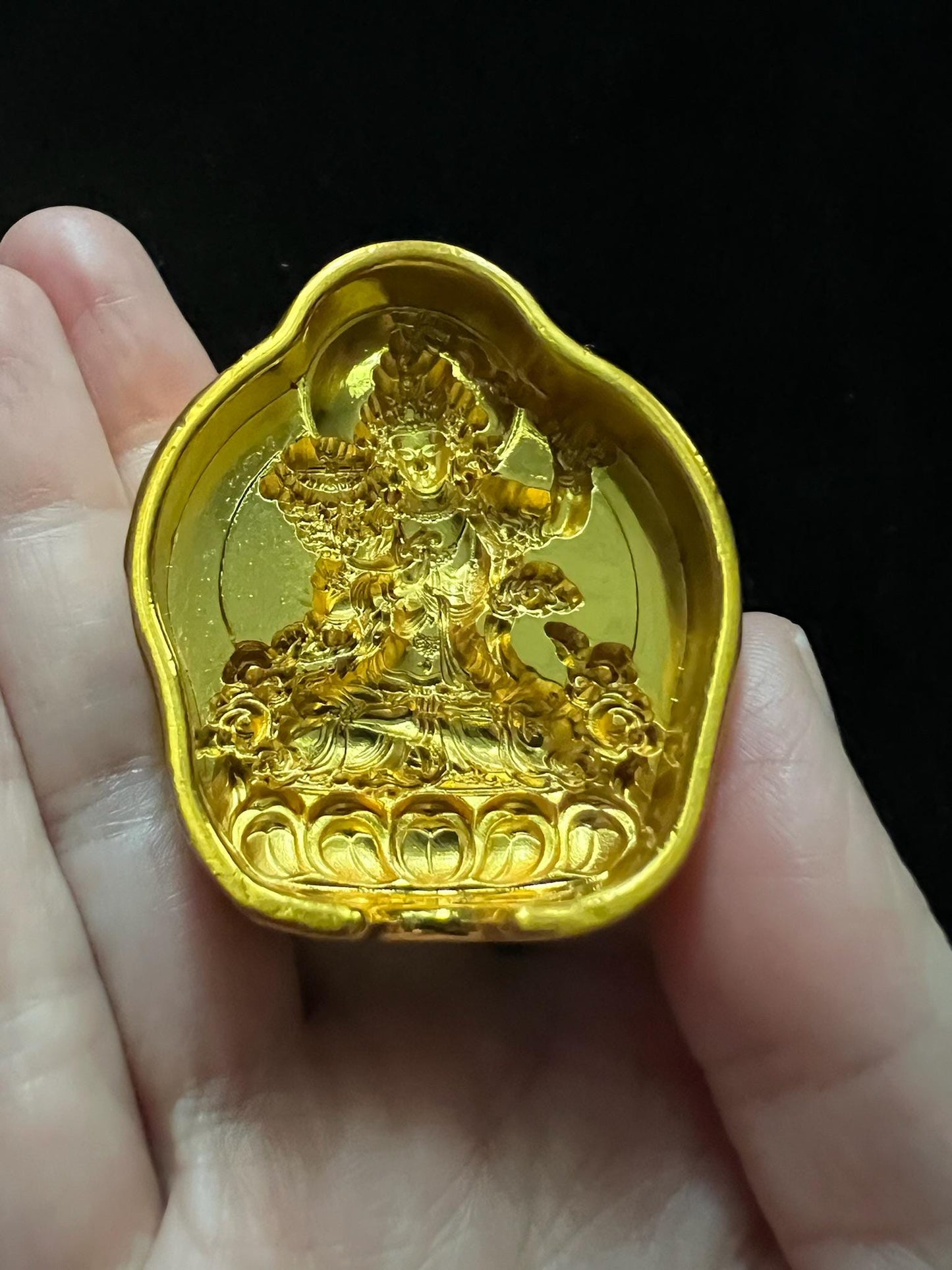 Small Manjushri Tsa Tsa Mold | Metal Alloy | Approx 2 Inches High