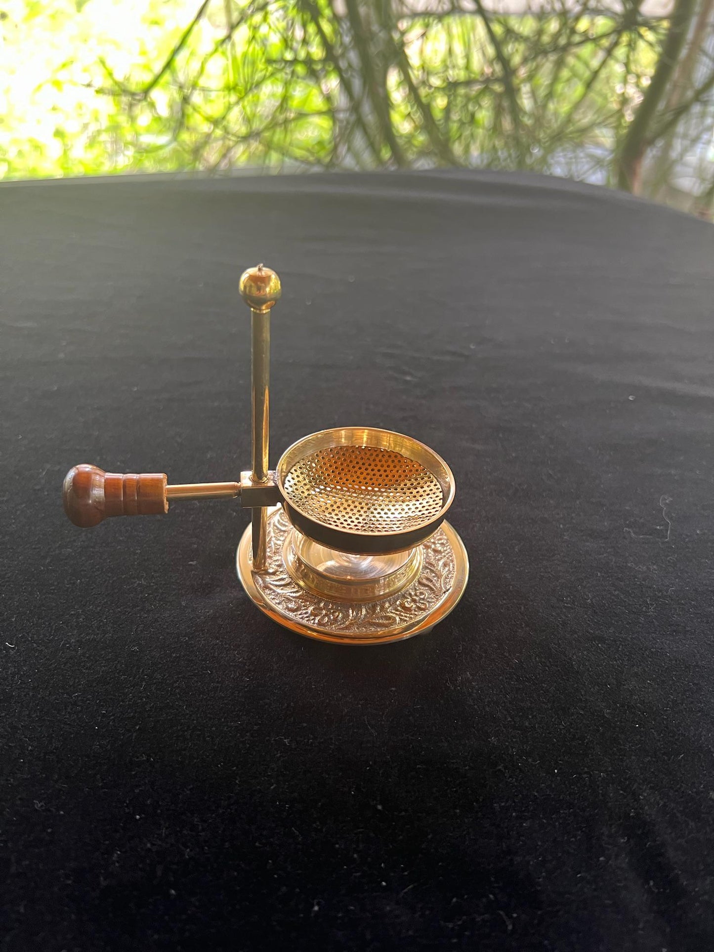 Brass Resin Incense Burner | Adjustable | Made in India | 5.5 inches