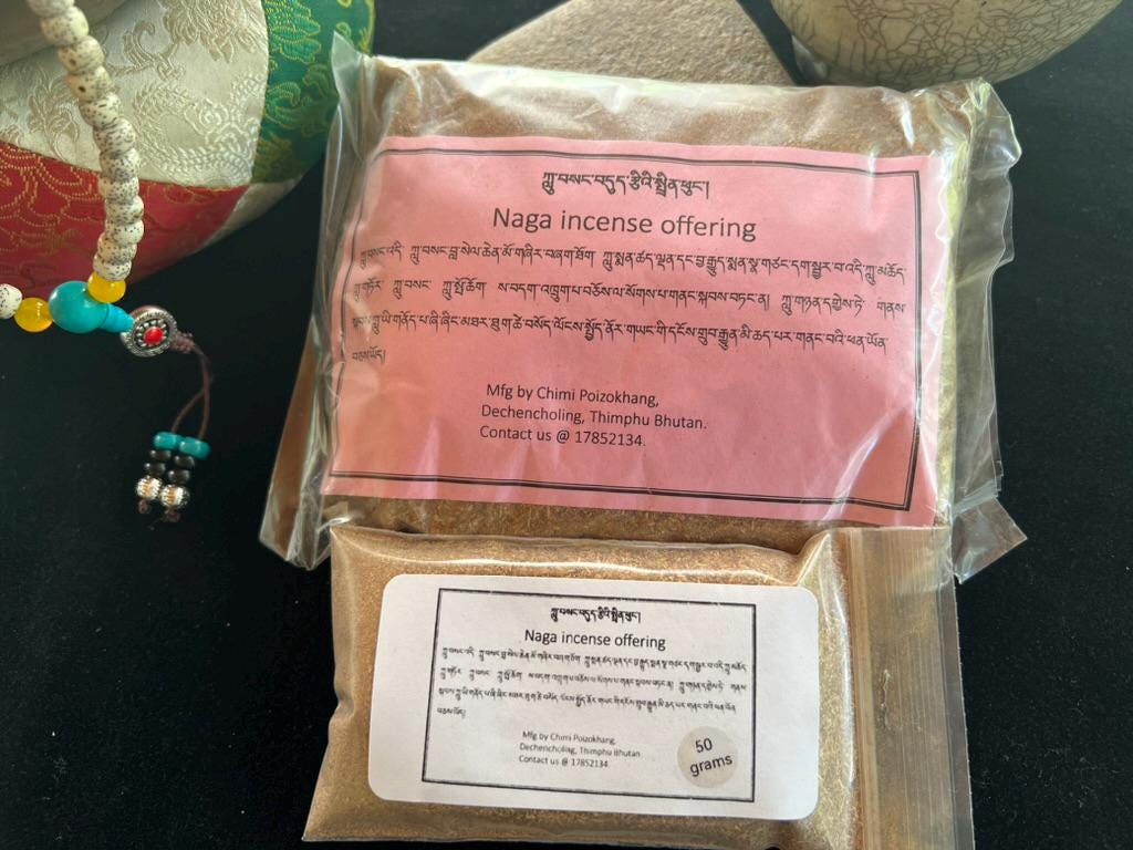 Naga (Luu Sang) Powder| Bhutanese Himalayan Style Incense | 250 grams | Chimi Incense