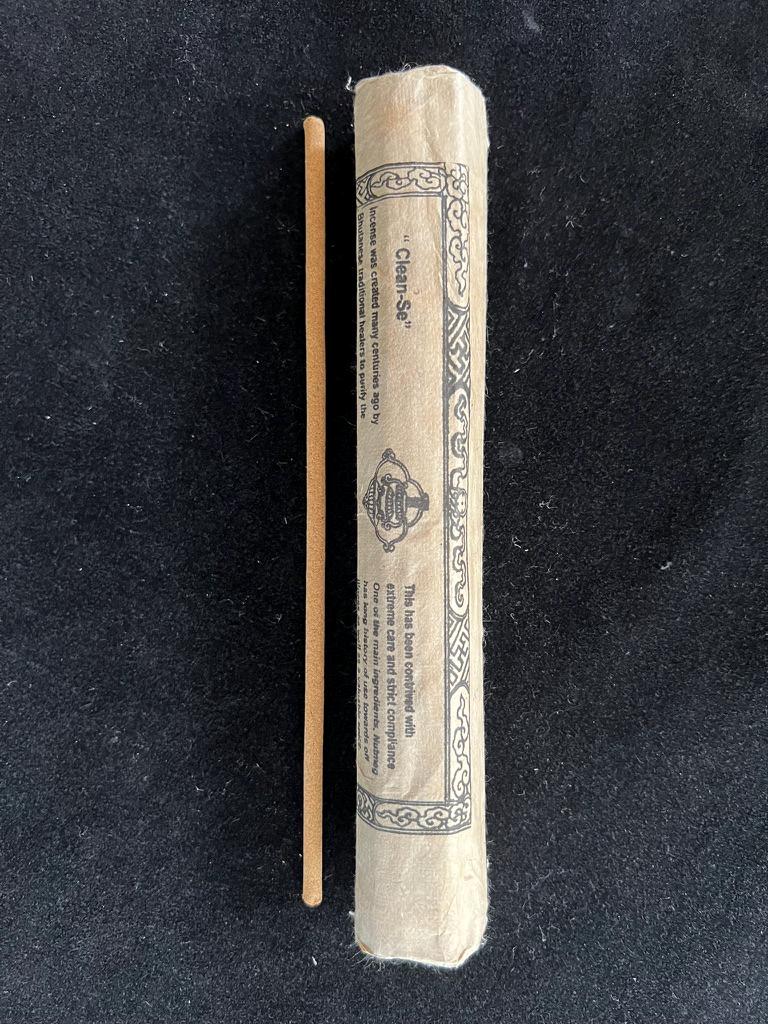 Clean-Se Incense | Bhutanese Himalayan Style Incense | 27 sticks | 9 inches | Chimi Incense | Clean Environment