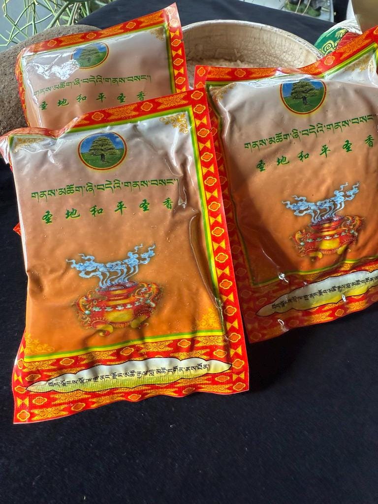 Tsogyal Latso Holy Land Incense Powder | 80 grams | Tibet | Yeshe Tsogyal