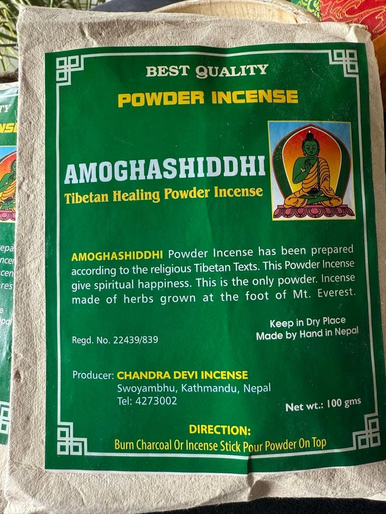 Amoghashiddhi Incense Powder| Nepalese Incense Powder | 100 grams | Chandra Devi Incense