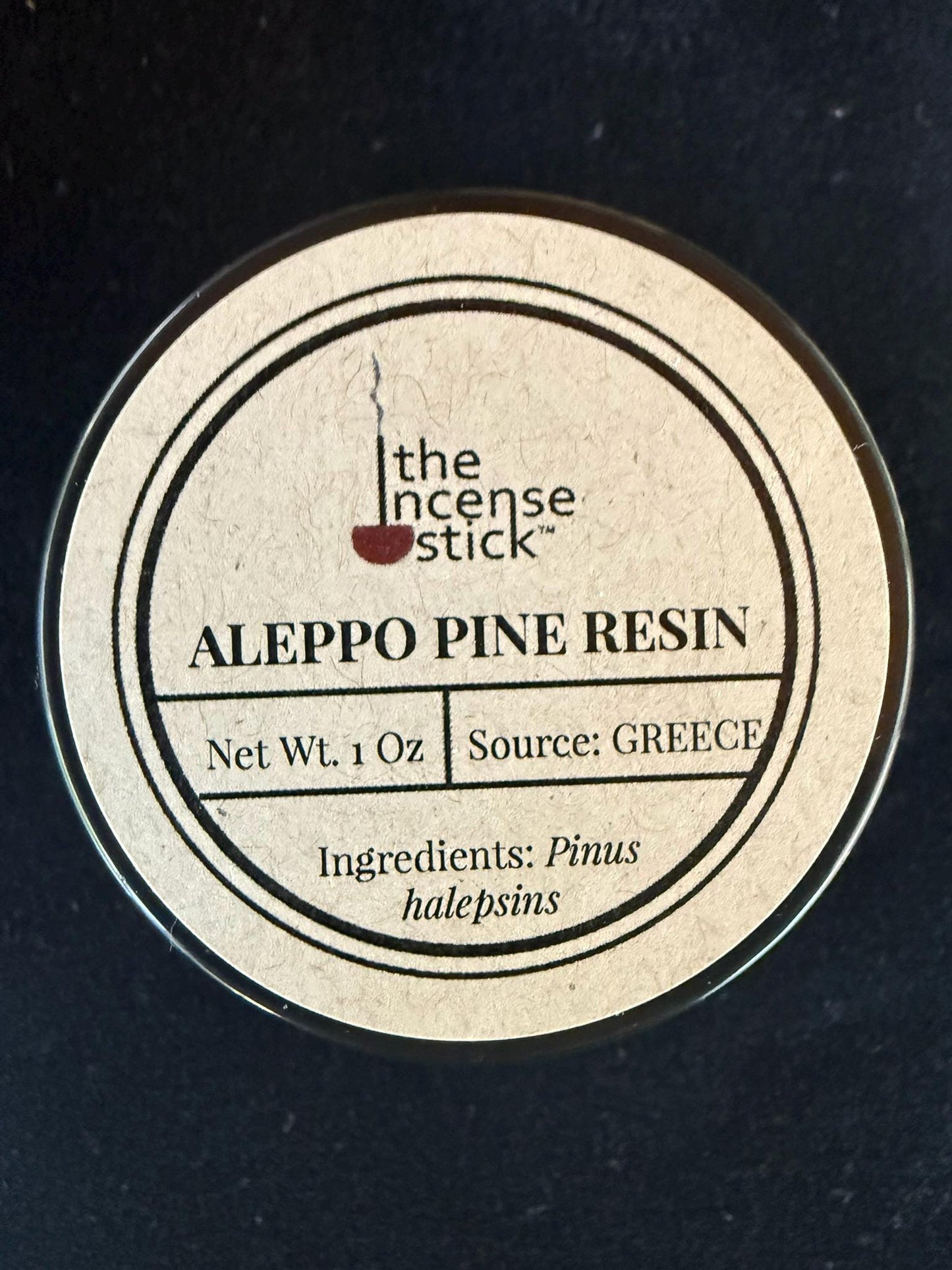 Aleppo Pine Resin | 1 ounce | Natural Tree Resin | Greece | Pinus halepensis | Incense