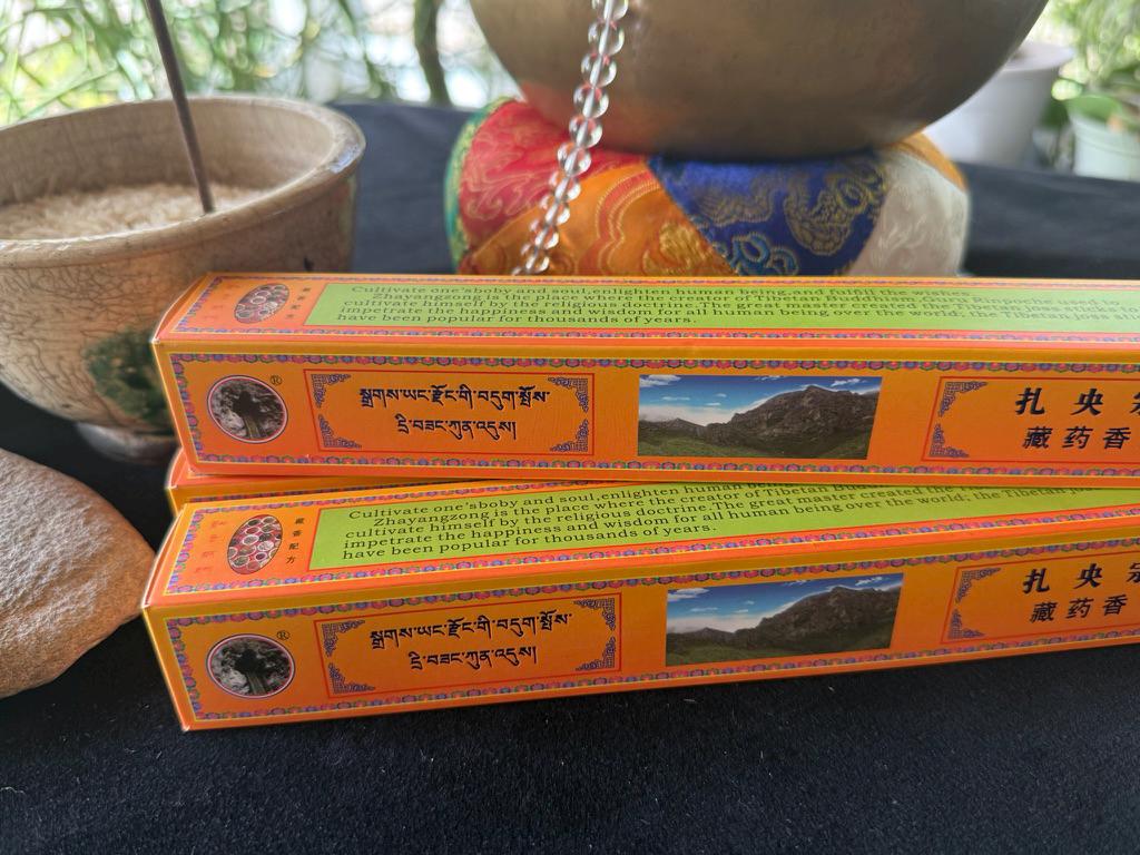 Guru Padmasambhava Holy Land Medicinal Incense | Tibet | 35 sticks | 9.5 inches long