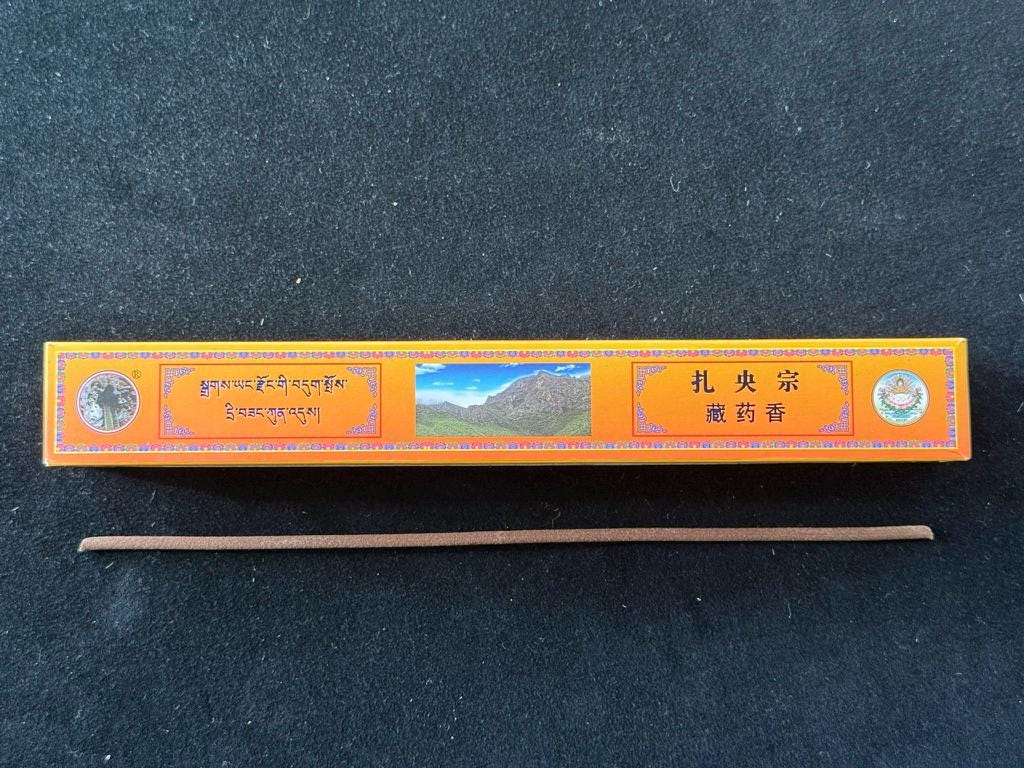 Guru Padmasambhava Holy Land Medicinal Incense | Tibet | 35 sticks | 9.5 inches long