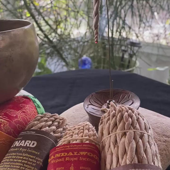 Jhakri Nepali Rope Incense | Tibetan Incense | 50 ropes | 4.0 inches | Herbal Dhoop