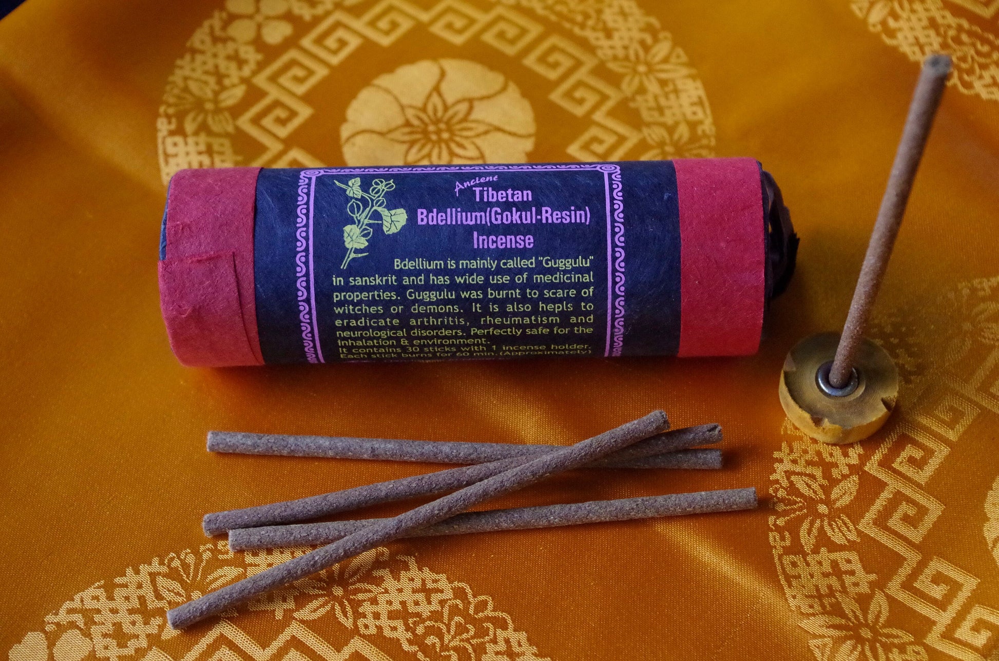Bdellium (Gokul resin) incense | Tibetan Incense | 30 sticks
