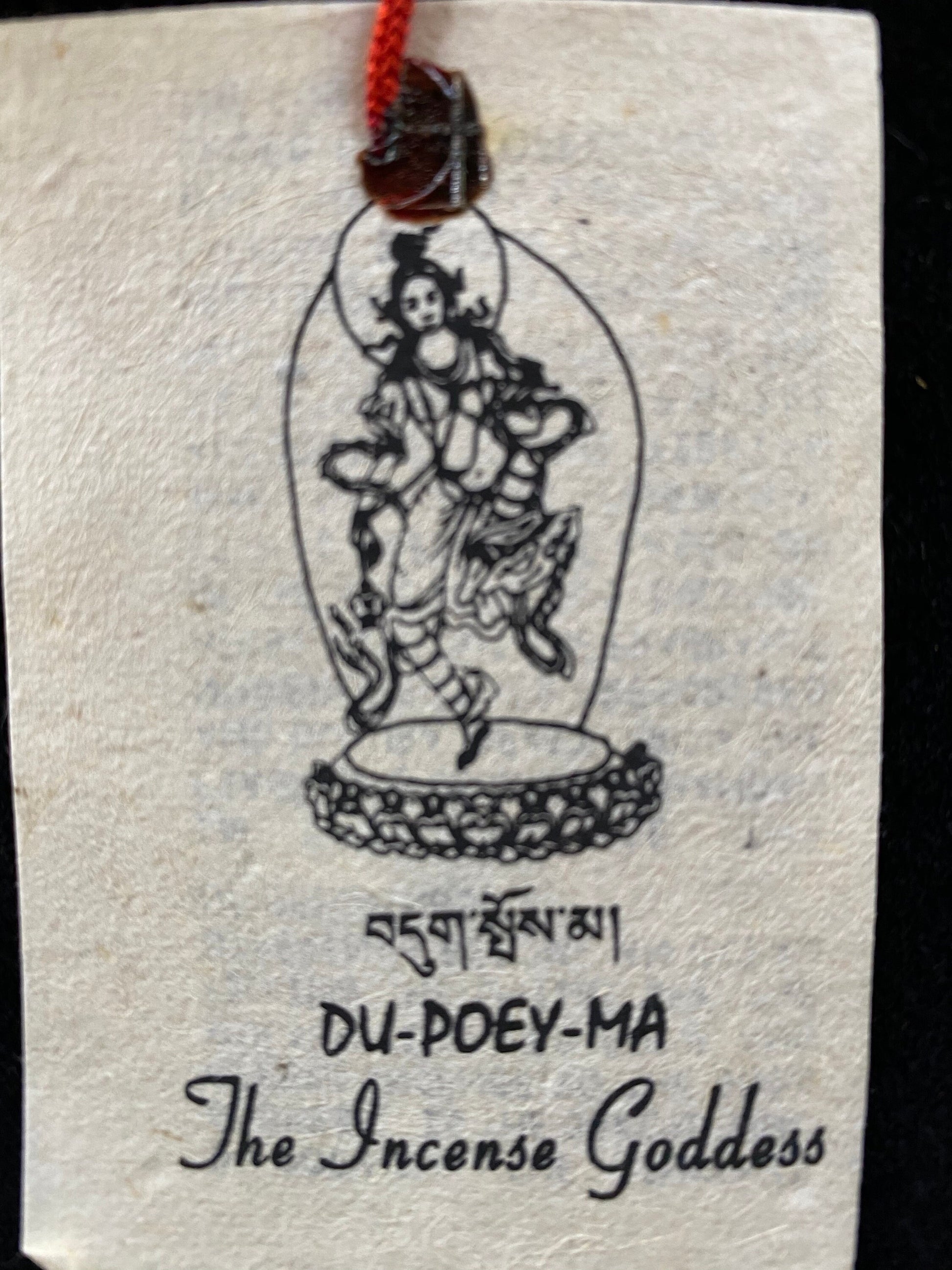 Du-Poey-Ma, The Incense Goddess Incense | Tibetan Incense | 25 sticks