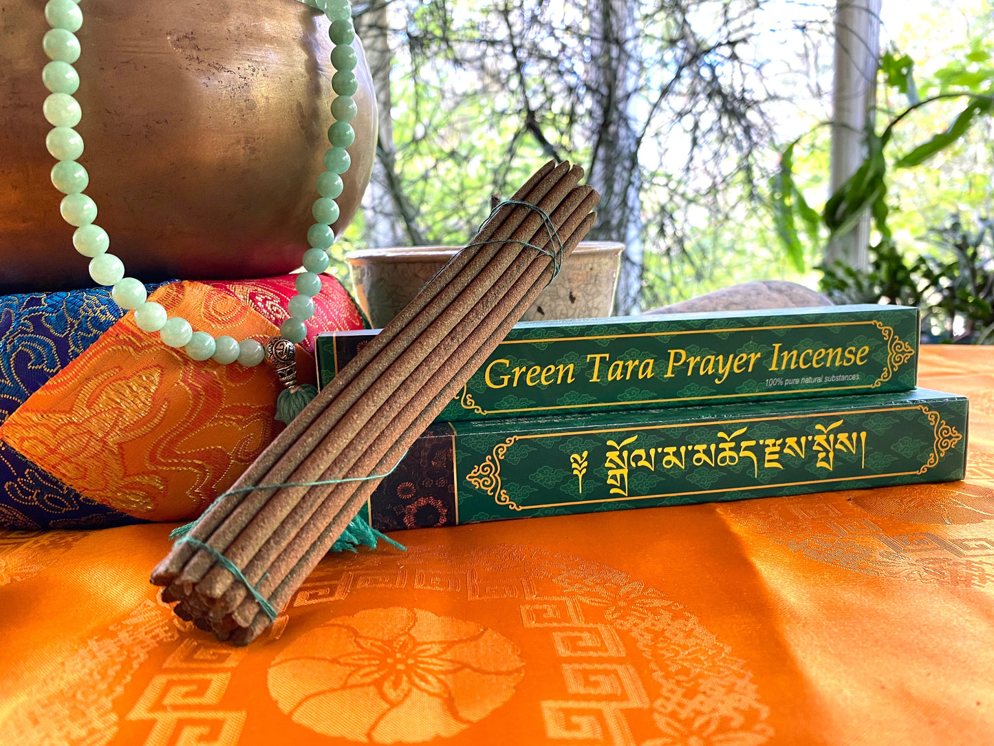 Green Tara Prayer Incense | Tibetan Incense | 21 sticks | Himalayan Arts