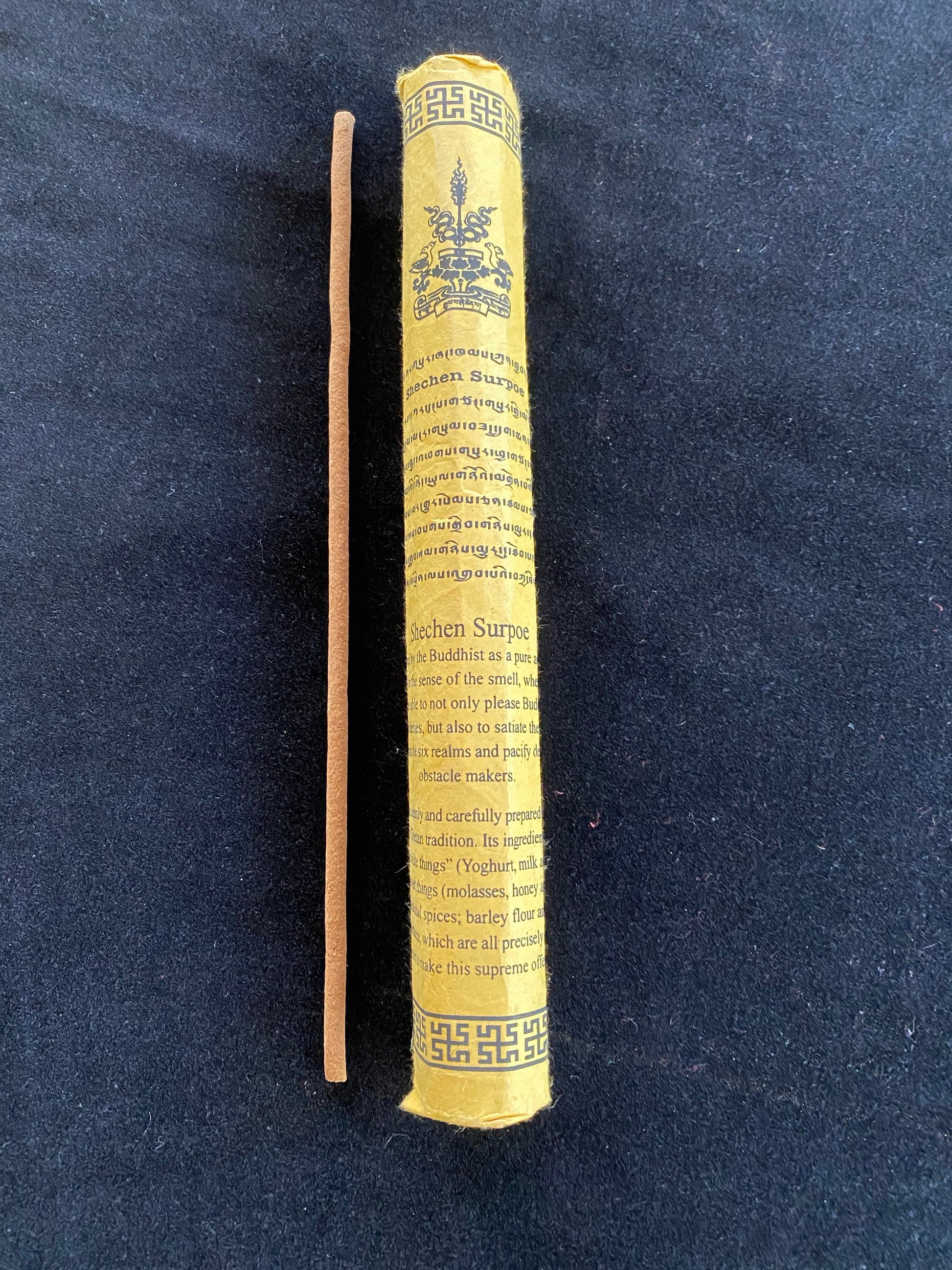 Shechen Serpoe Incense | Tibetan Incense | 24 sticks