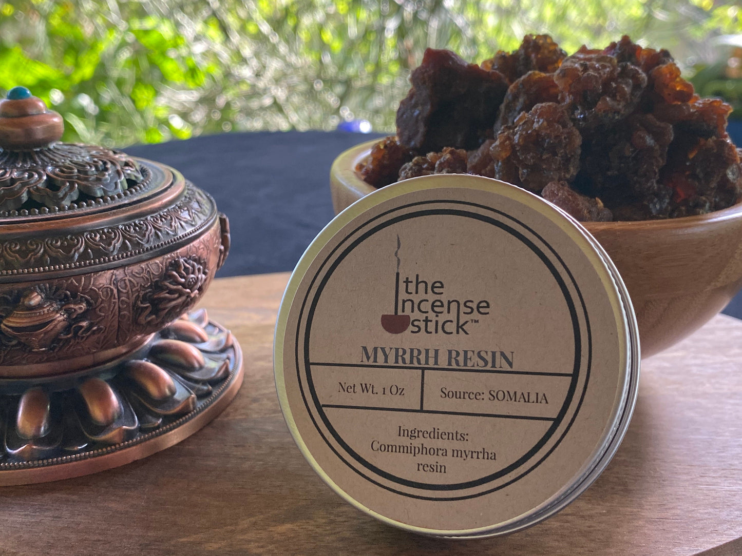 Somalian Myrrh Resin  | 1 ounce | Natural Tree Resin | 100% Natural Commpihora myrrha resin
