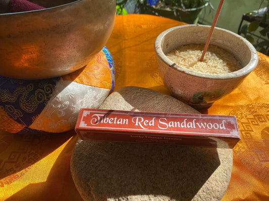 Tibetan Red Sandalwood Incense  | Tibetan Incense | 19 sticks