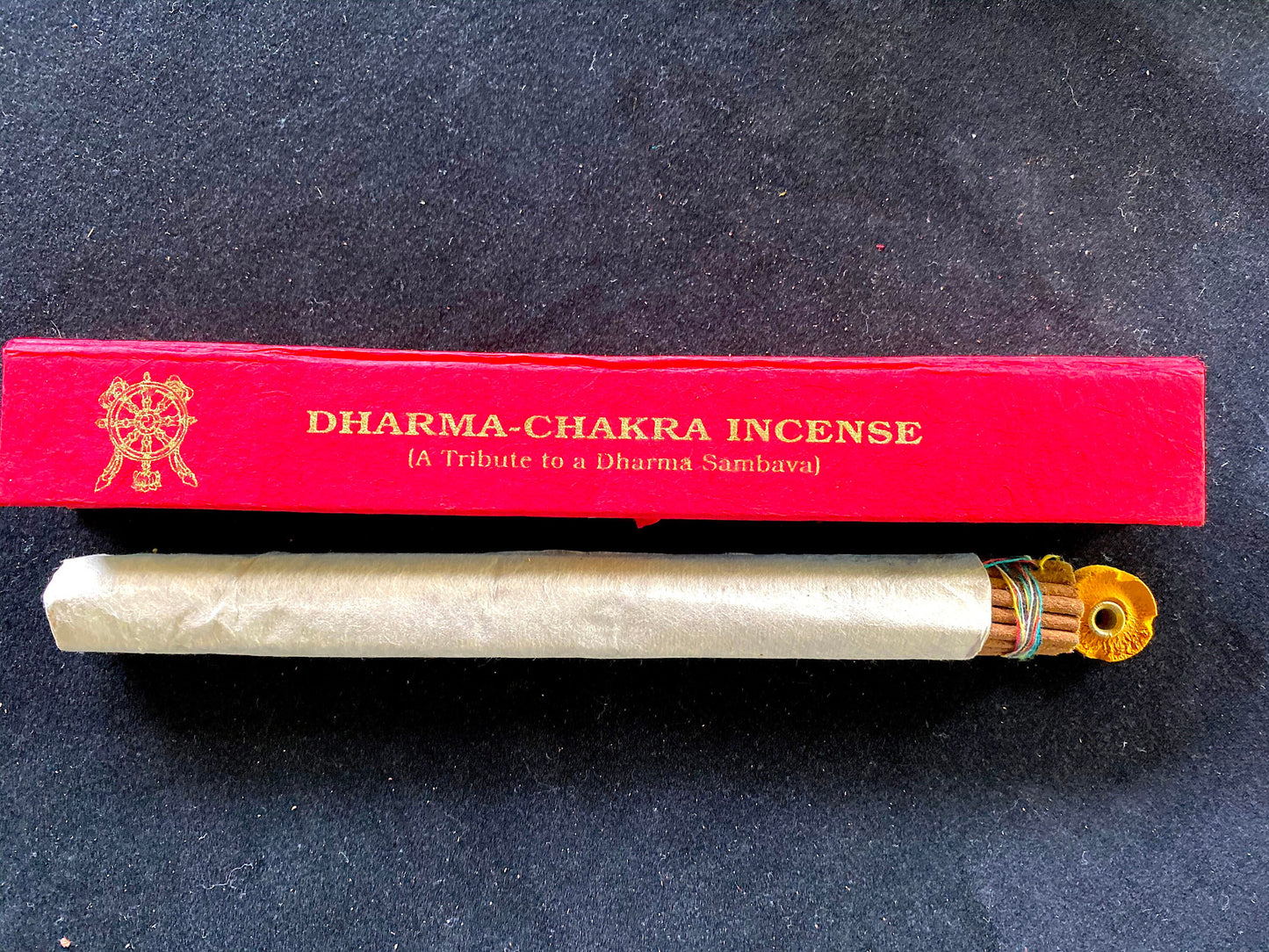 Dharma Chakra Incense | Tibetan Incense | 19 sticks | 8.5 inch sticks | A tribute to a Dharma Sambava