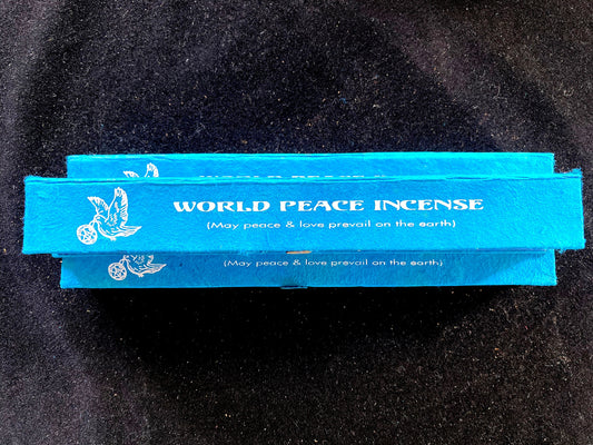 World Peace Incense | Tibetan Incense | 19 sticks | 8.5 inch sticks | May peace & love prevail on the earth