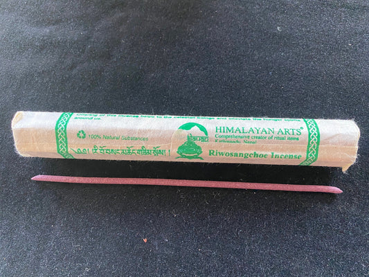 Riwosanchoe Incense | Tibetan Incense | 25 sticks | Riwo Sangcho | Himalayan Arts