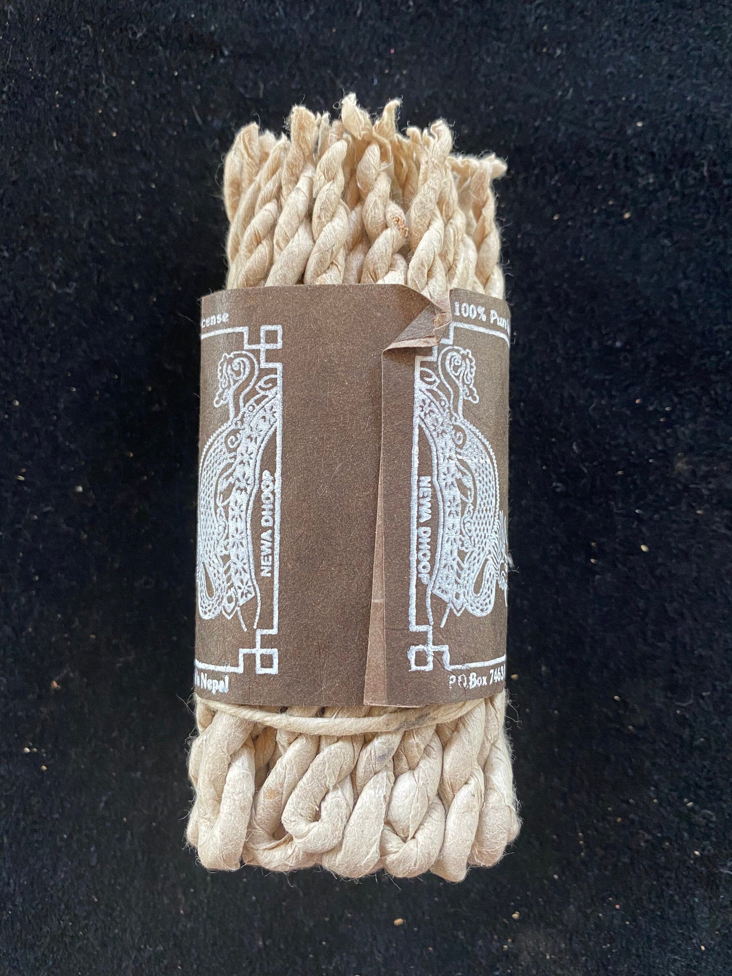 Spikenard Nepali Rope Incense | Tibetan Incense | 50 ropes | 4.0 inches | Herbal Dhoop | Newari | Jatamansi rope