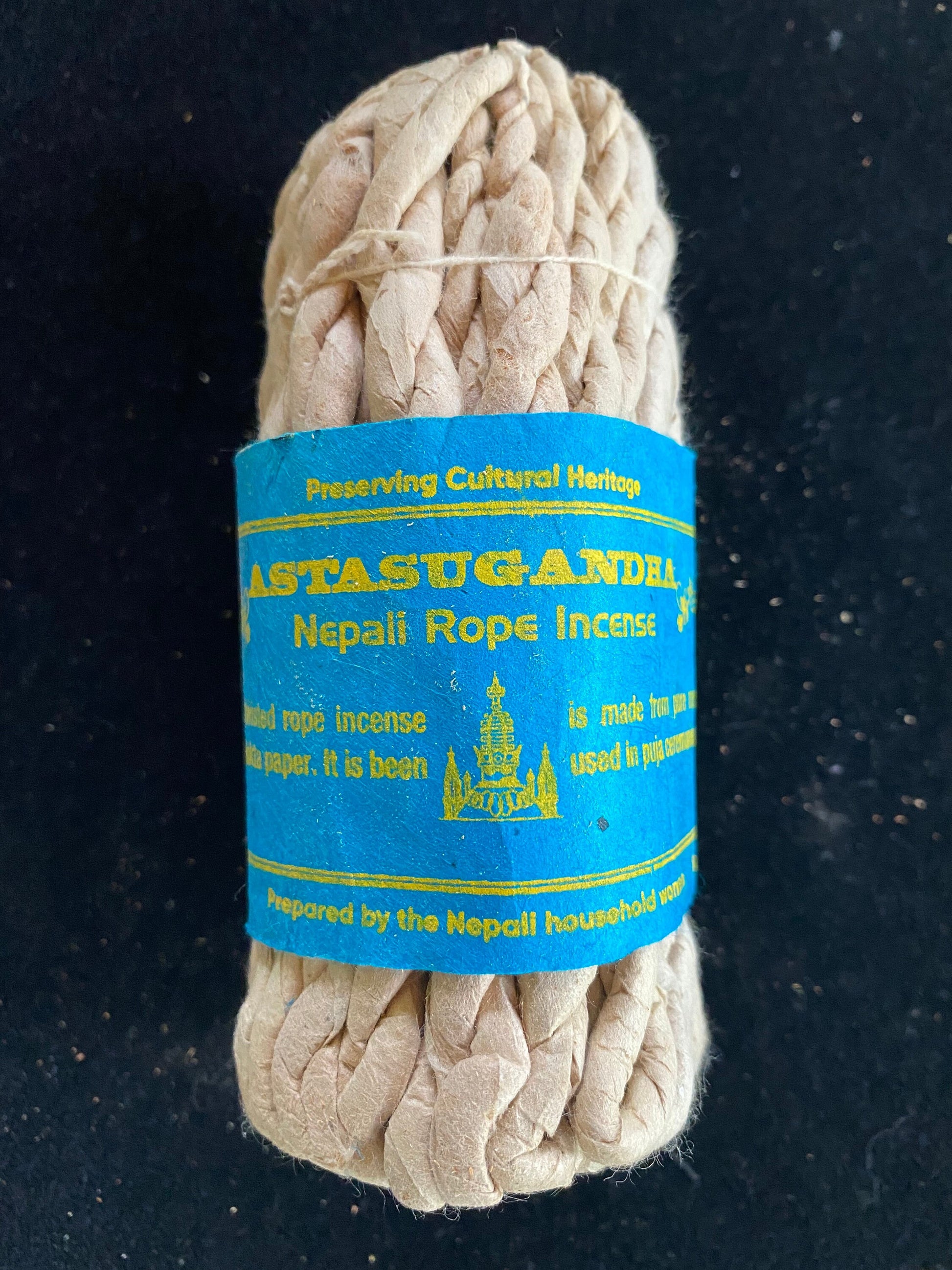 Astasugandha Nepali Rope Incense | 50 ropes | 4 inches | Herbal Dhoop