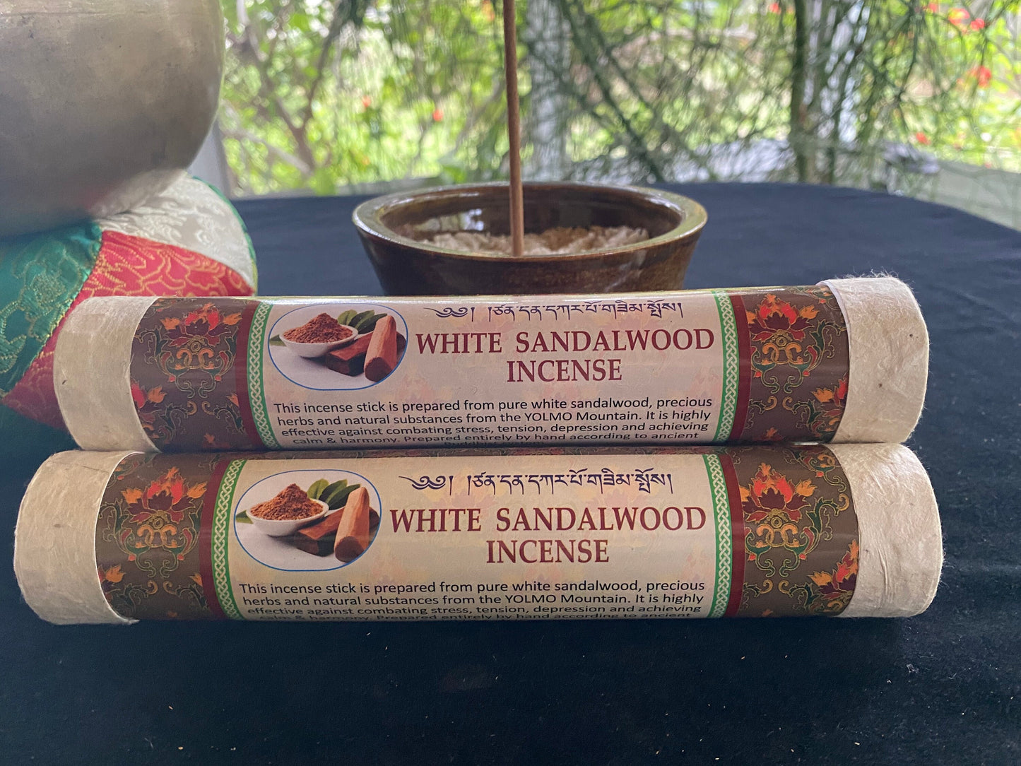 White Sandalwood Incense | Tibetan Incense | 24 sticks | Himalayan Arts