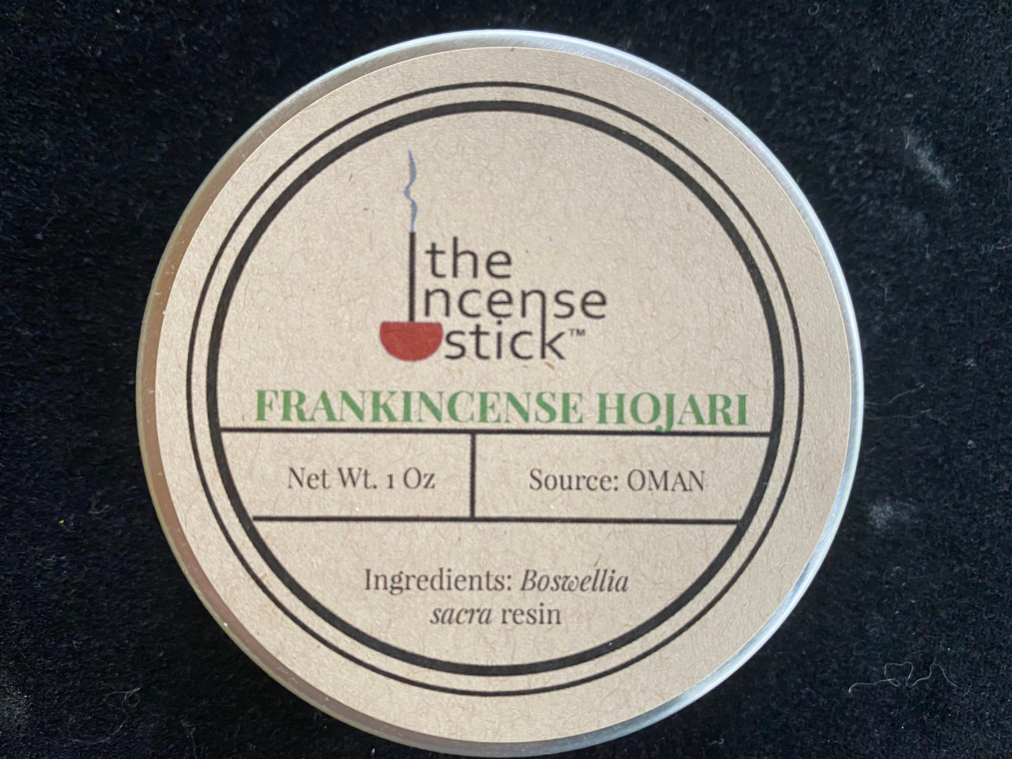 Superior Hojari Frankincense Resin  | 2 ounce tin | 100% Natural Frankincense | High Quality Resin| Boswellia sacra tears