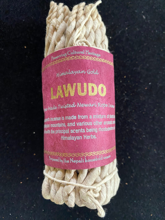 Lawudo Nepali Rope Incense | 50 ropes | 4 inches | Herbal Dhoop