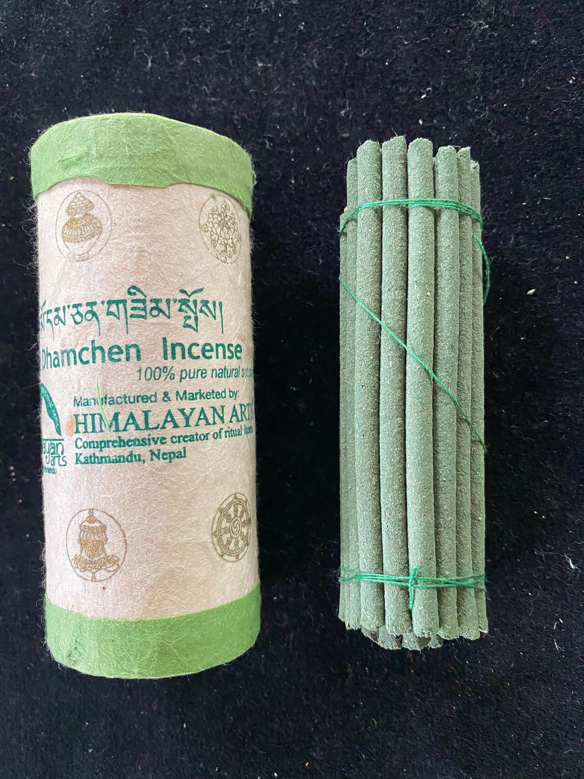 Yolmo Dhamchen Incense | Tibetan Incense | 20 sticks | short sticks (4 inches) | Himalayan Arts