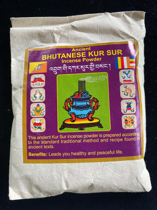 Bhutanese Kur Sur Powder| Bhutanese Incense Powder | 80 grams