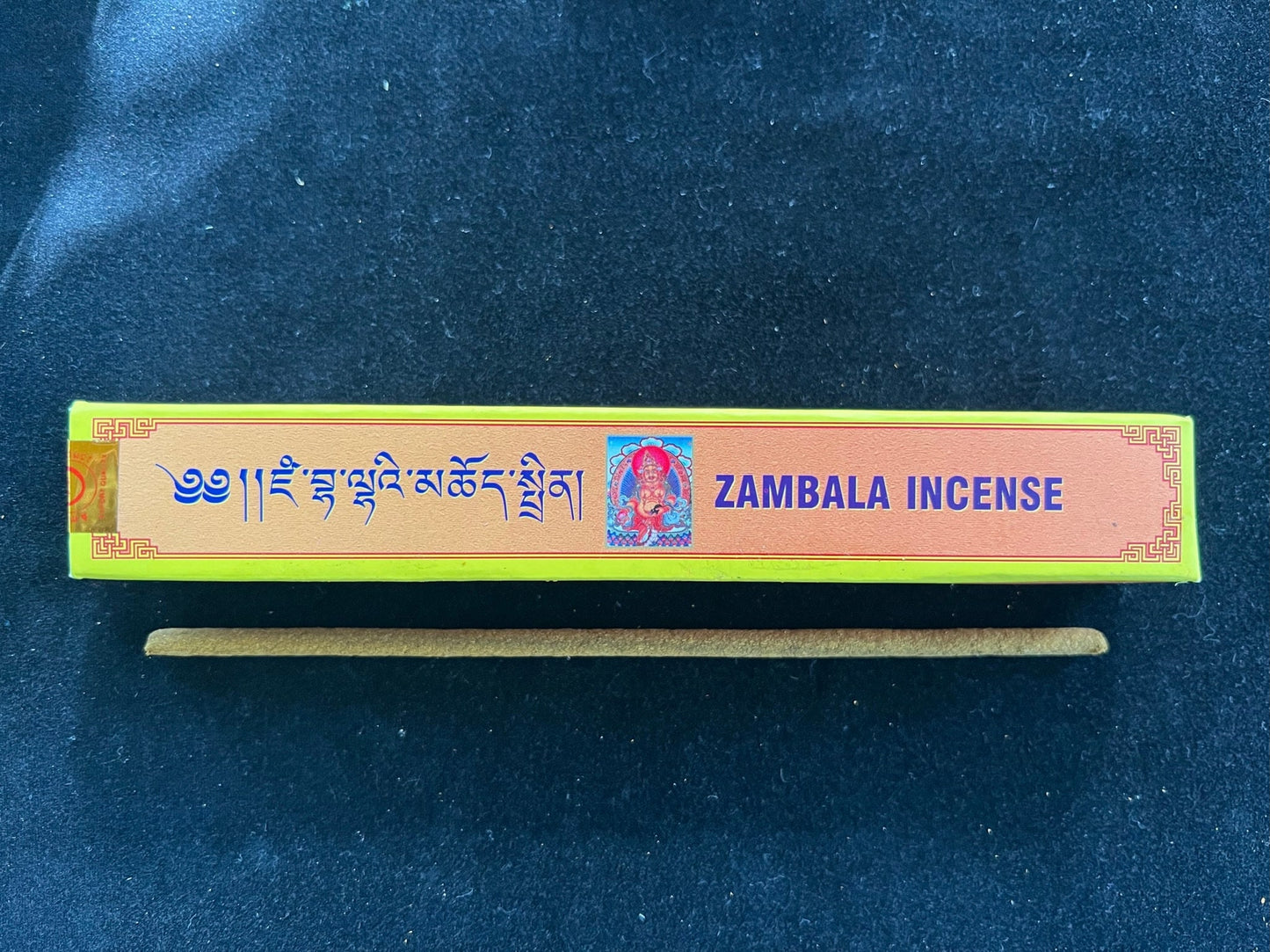 Zambala Incense | Tibetan Incense |  19 sticks | 7.5 inches long | Dzambhala