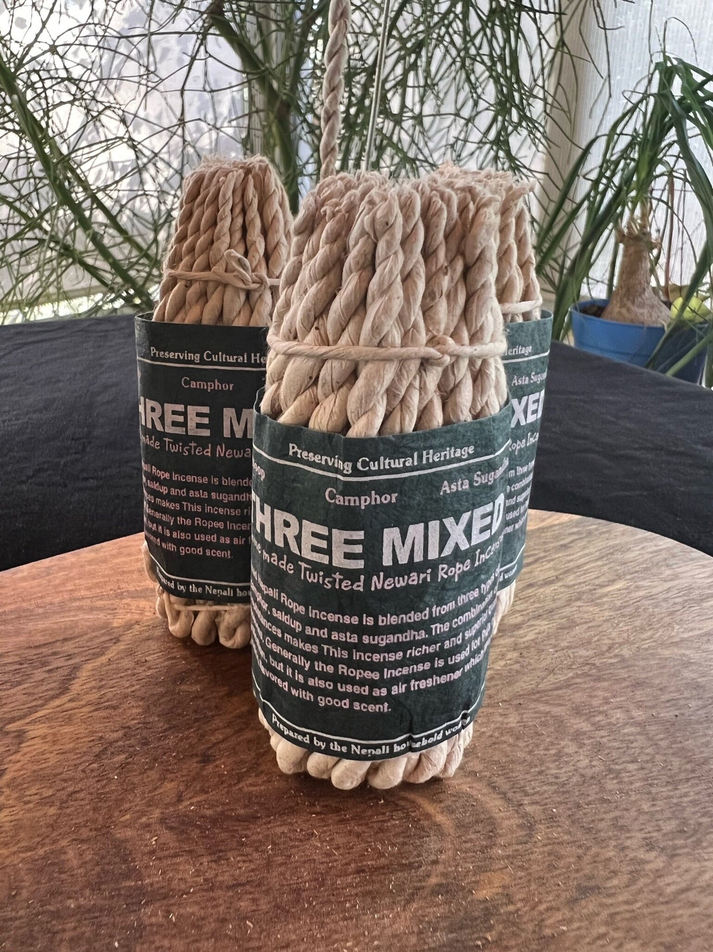 Three Mixed Nepali Rope Incense | 50 ropes | 4 inches | Herbal Dhoop