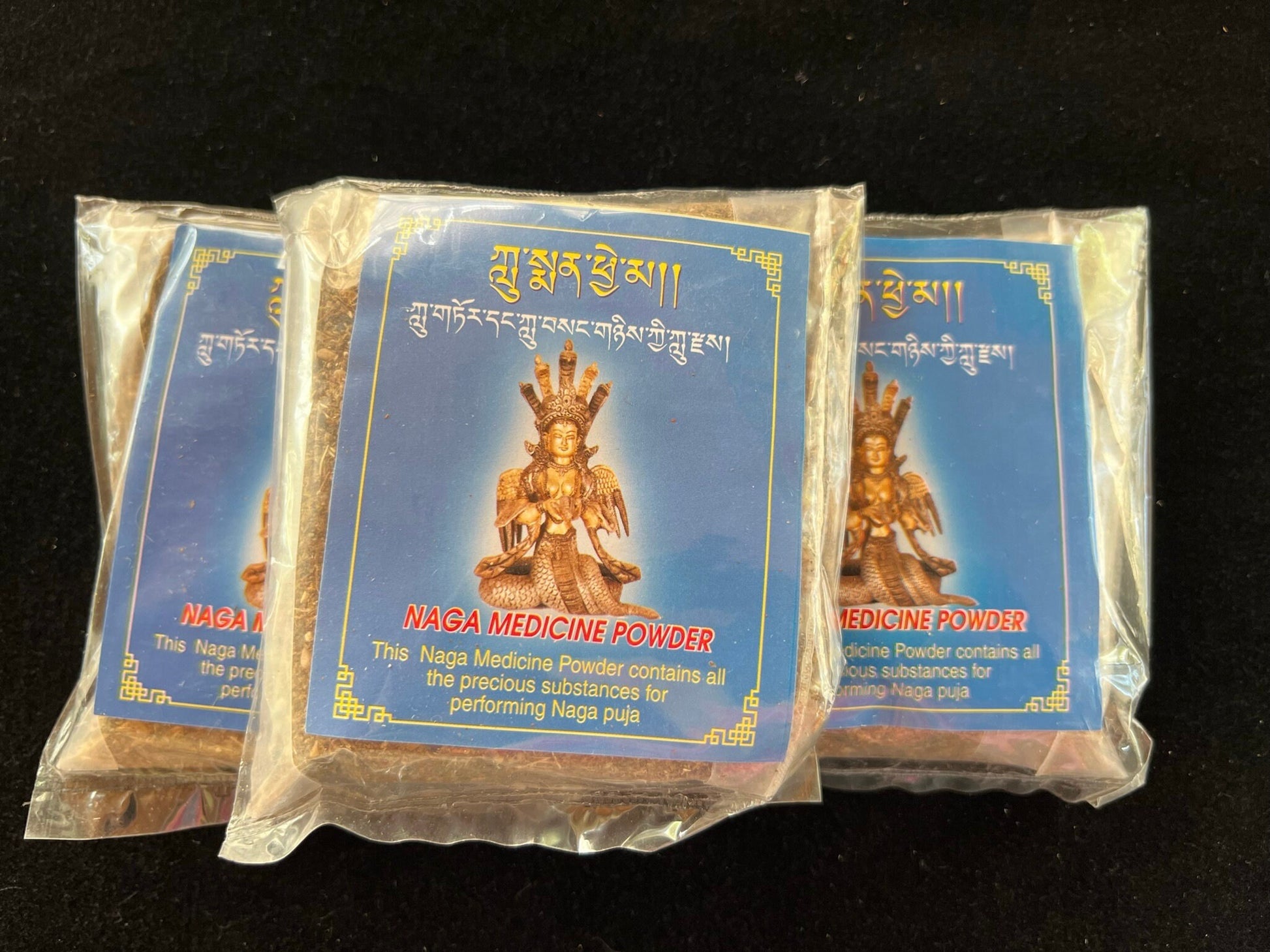 Naga Medicine Powder| Tibetan Incense | 27 grams | Lu Men
