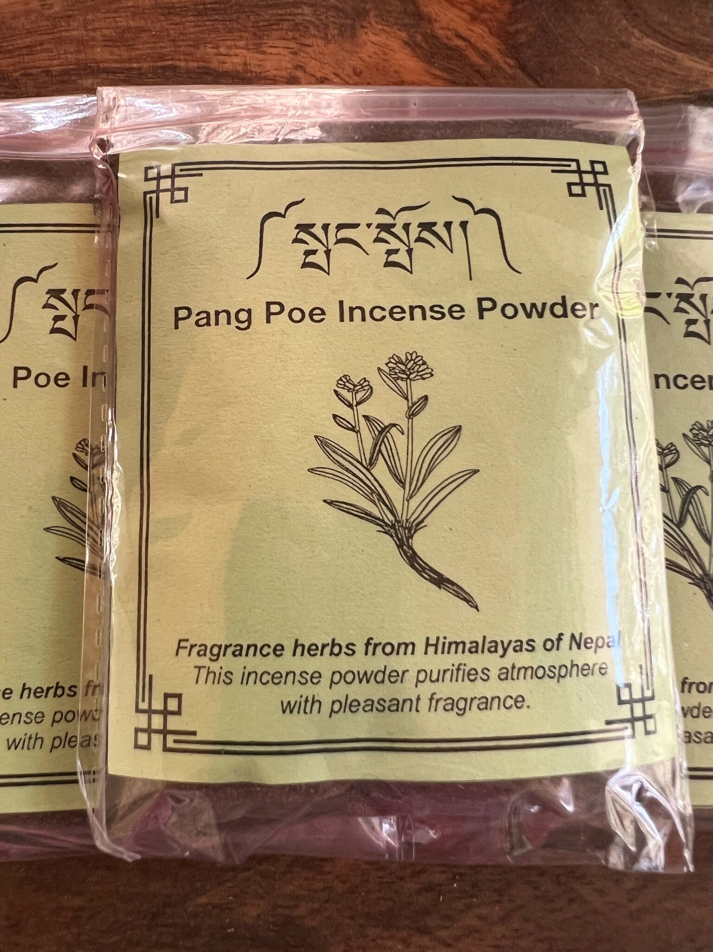 Pang Poe Incense Powder| Tibetan Incense | 27 grams | Jatamansi (Nard)