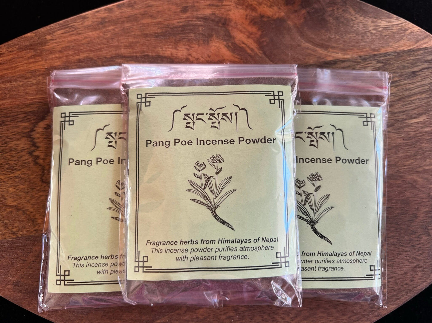 Pang Poe Incense Powder| Tibetan Incense | 27 grams | Jatamansi (Nard)
