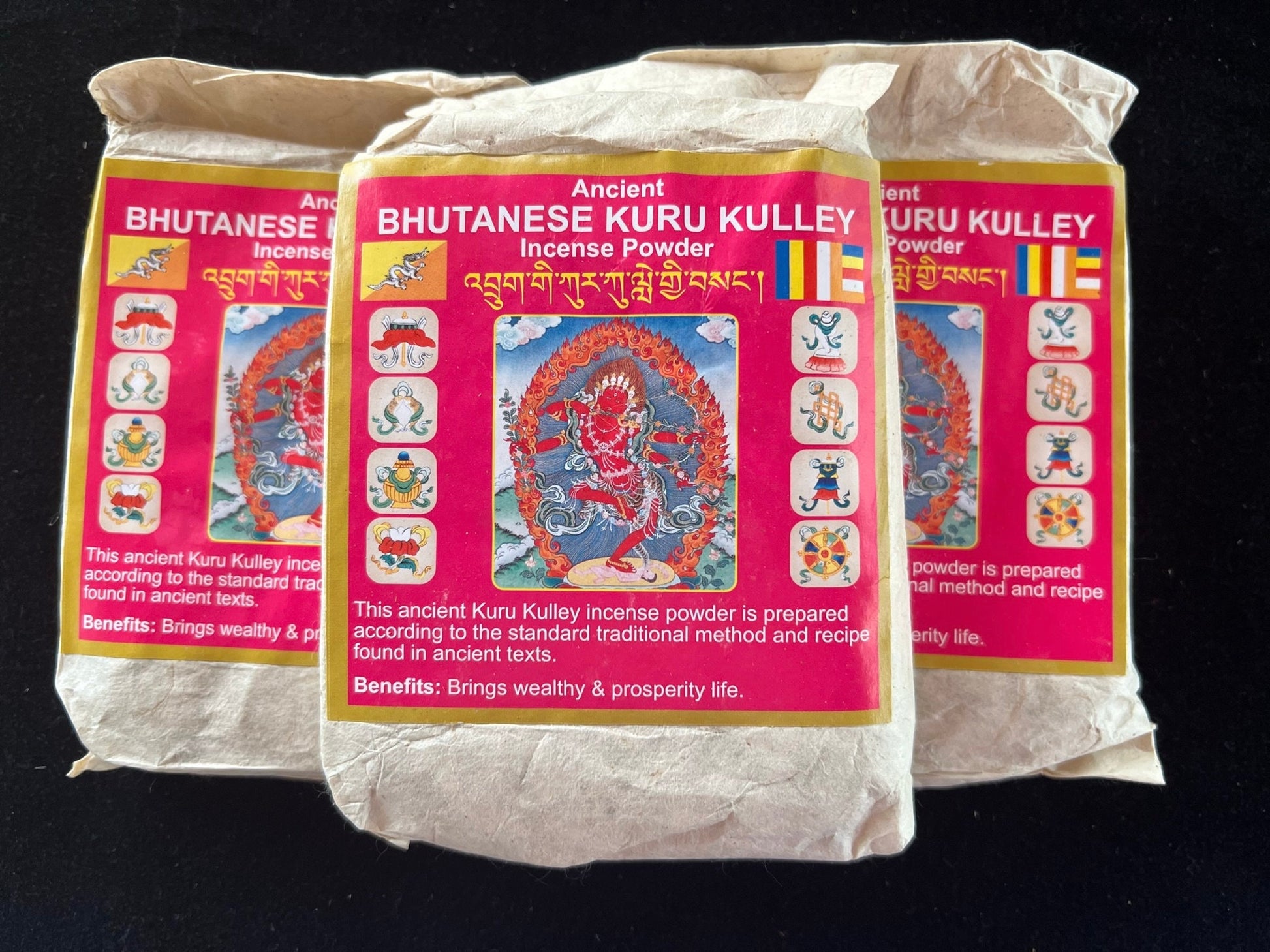 Bhutanese Kuru Kulley Powder| Bhutanese Incense Powder | 80 grams | Kurukulla