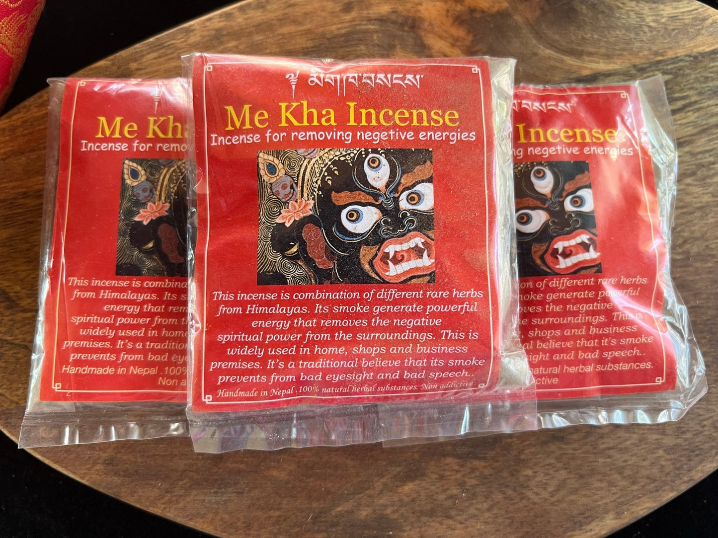 Me Kha Incense Powder| Tibetan Incense | 35 grams | Incense for removing negative energies | Ward off Misfortune | Mikha Dadok