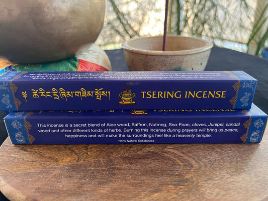 Tsering Incense  | Tibetan Incense | 20-25 sticks | 10 inch sticks | Himalayan Arts