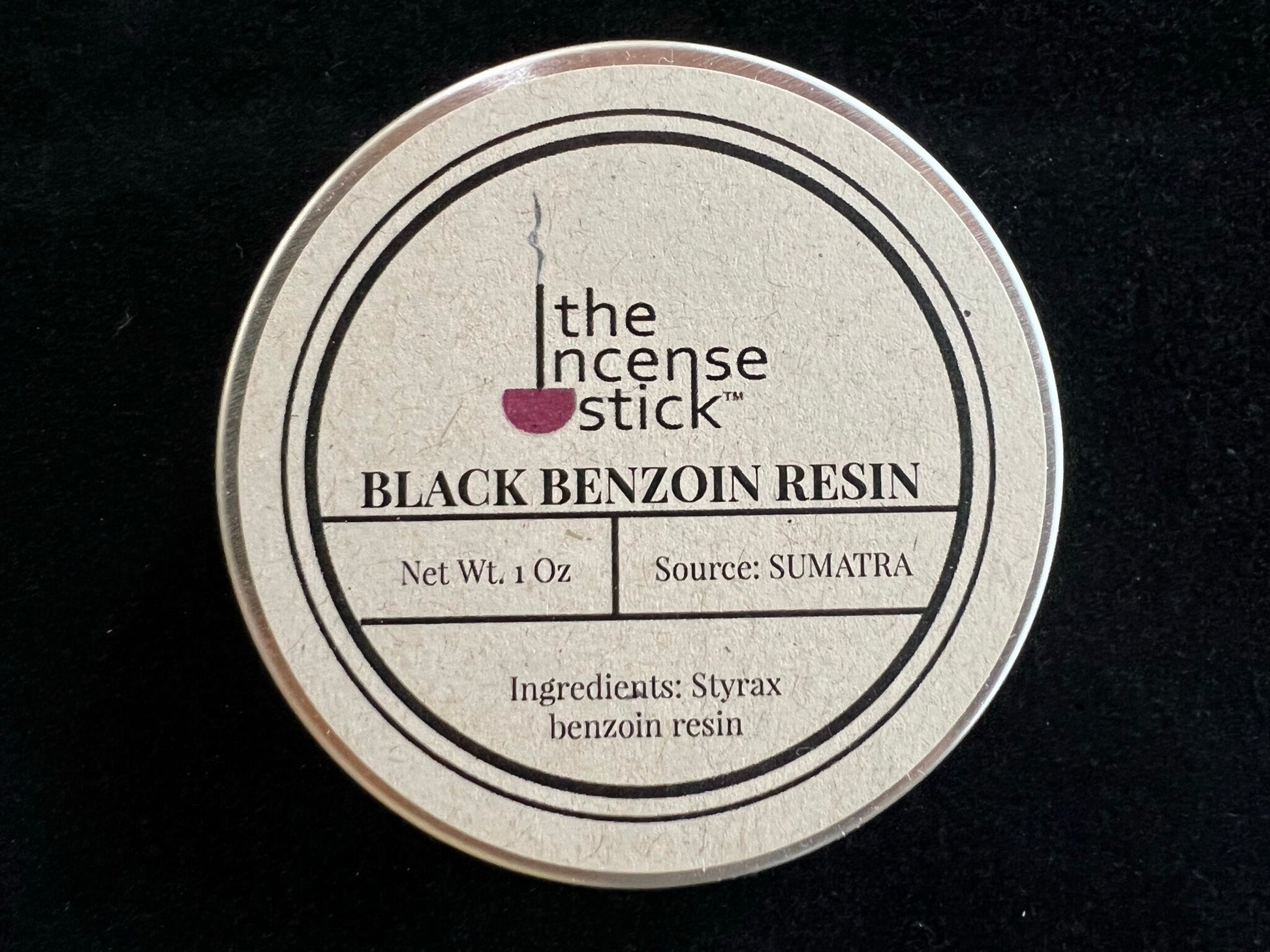 Black Benzoin Resin  | 1 ounce | Natural Tree Resin | 100% Natural Styrax benzoin resin | Sumatran Benzoin| Jurur