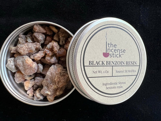Black Benzoin Resin  | 1 ounce | Natural Tree Resin | 100% Natural Styrax benzoin resin | Sumatran Benzoin| Jurur