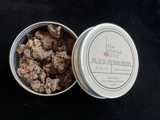 Black Myrrh Resin | Commiphora kataf | 1 ounce | Natural Tree Resin | Somalia | Premium Quality Myrrh Resin | Wildcrafted Myrrh Gum|