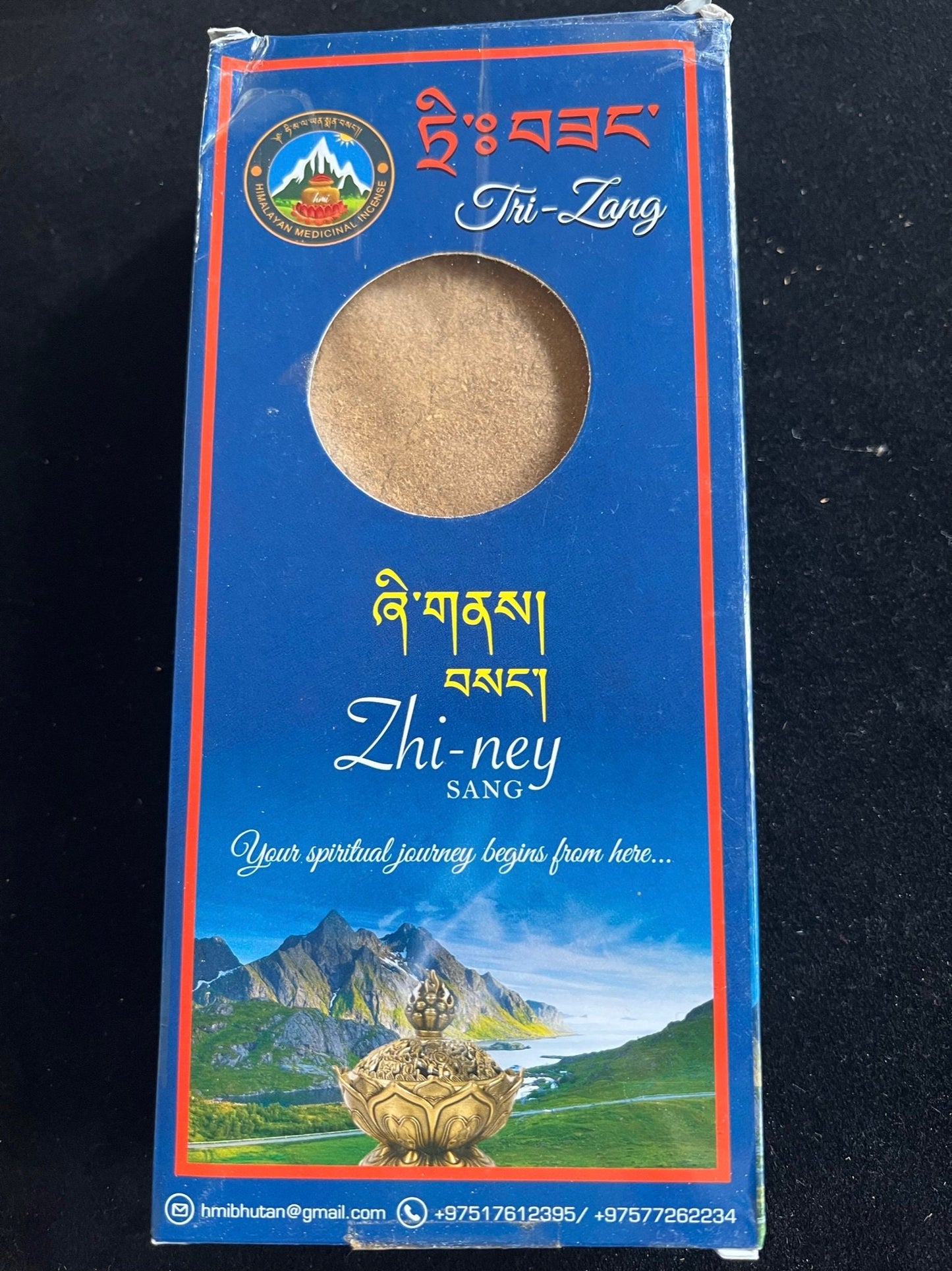 Zhi-ney Bhutanese Incense powder  | Tibetan Incense | Aprox 250 grams | Himalayan Incense Production House | sang powder