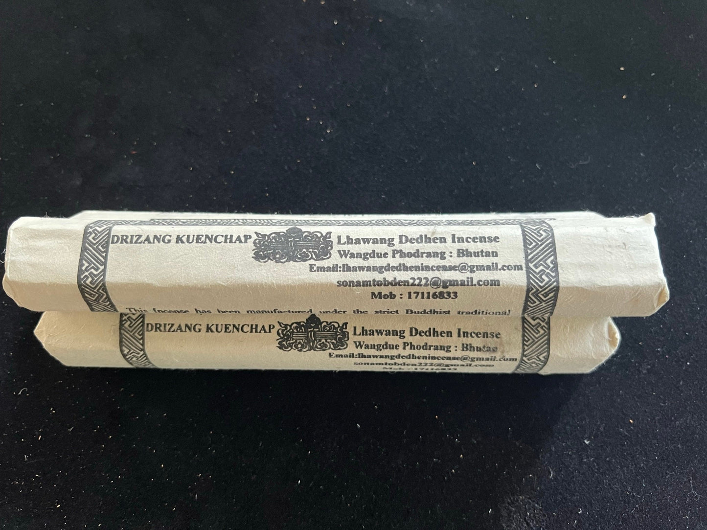 Drizang Kuenchap Incense | Tibetan Incense | 25 sticks | Lhawang Dedben Incense