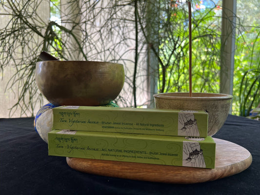 Tara Vegetarian Incense | Bhutanese Incense | Vegetarian Incense for Purification, Prosperity, and Wholesome Wellbeing| 28 sticks
