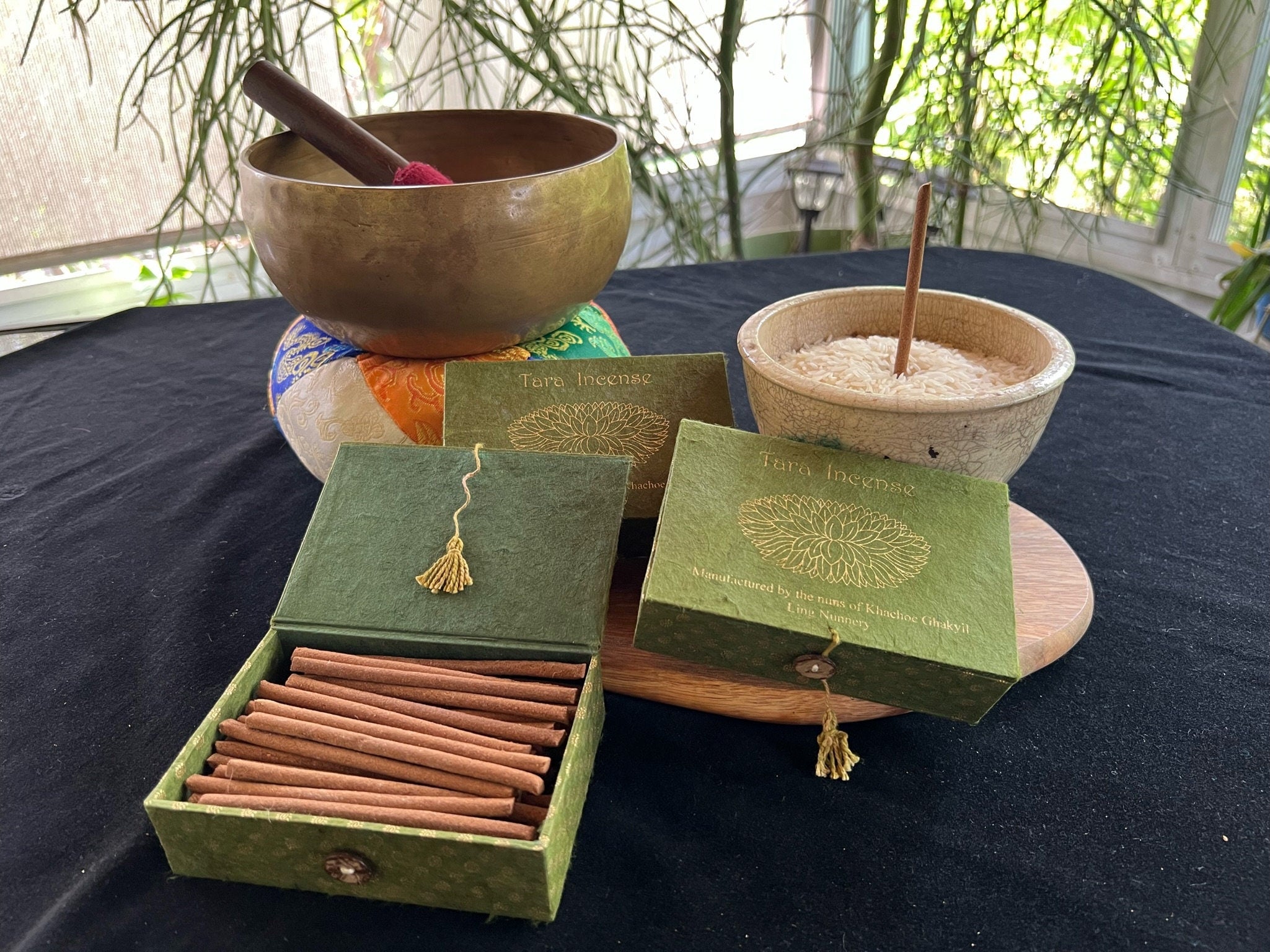 Tara incense  | Tibetan Incense | Aprox 250 grams | Khachoe Ghakyil Ling Nunnery | Nepal| Approx 85 to 95 sticks| 4" long