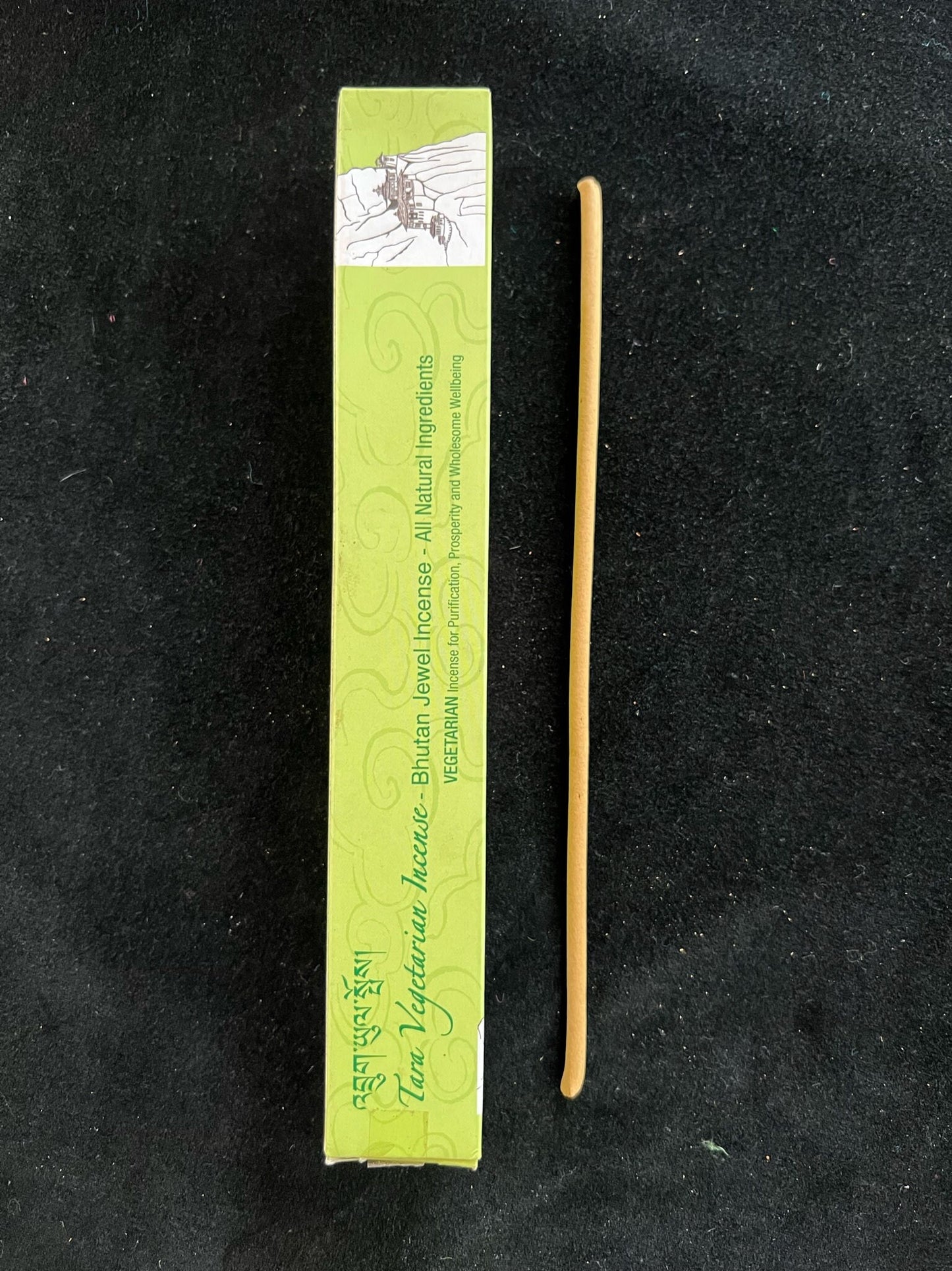 Tara Vegetarian Incense | Bhutanese Incense | Vegetarian Incense for Purification, Prosperity, and Wholesome Wellbeing| 28 sticks