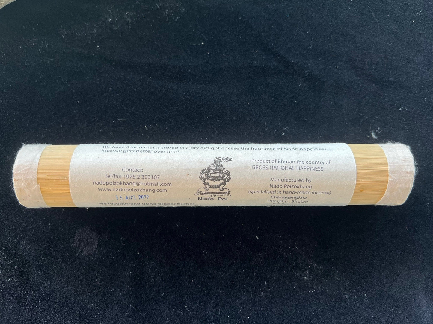 Nado Happiness Incense Grade A | Bhutanese Incense | 30 sticks | Pure Herbal Incense |  Nado Poizokhang