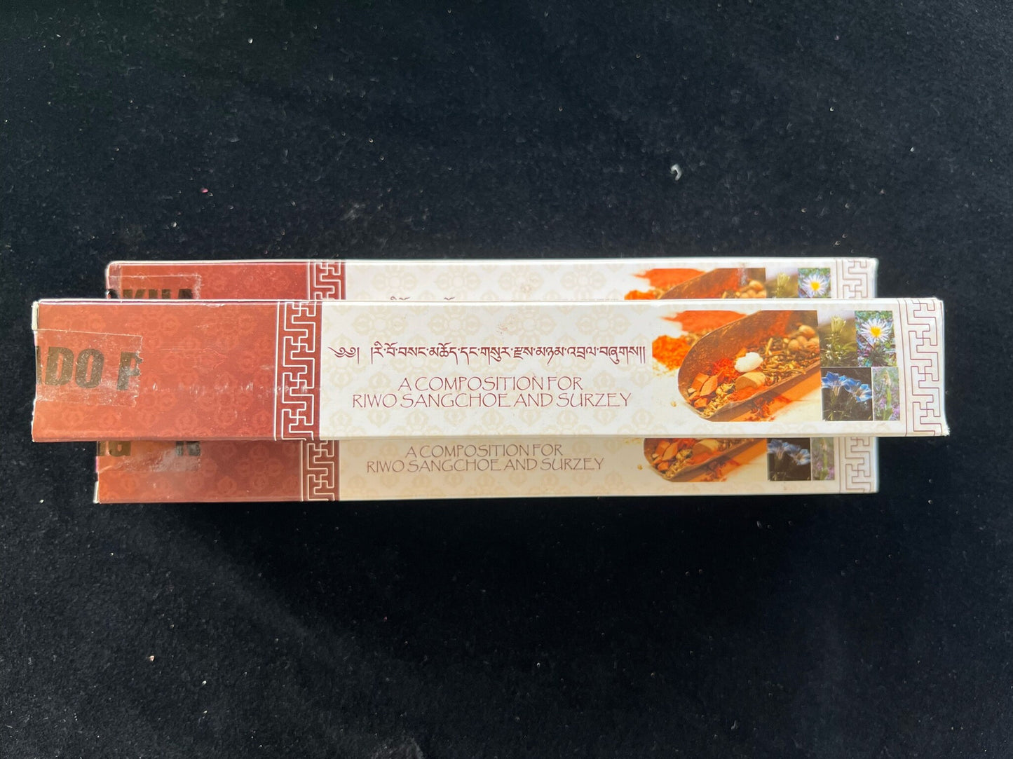 Nado Riwo Sangchoe Incense Red | Bhutanese Incense | 35 sticks | Pure Herbal Incense |  Nado Poizokhang | For Riwo Sangchoe and Surzey