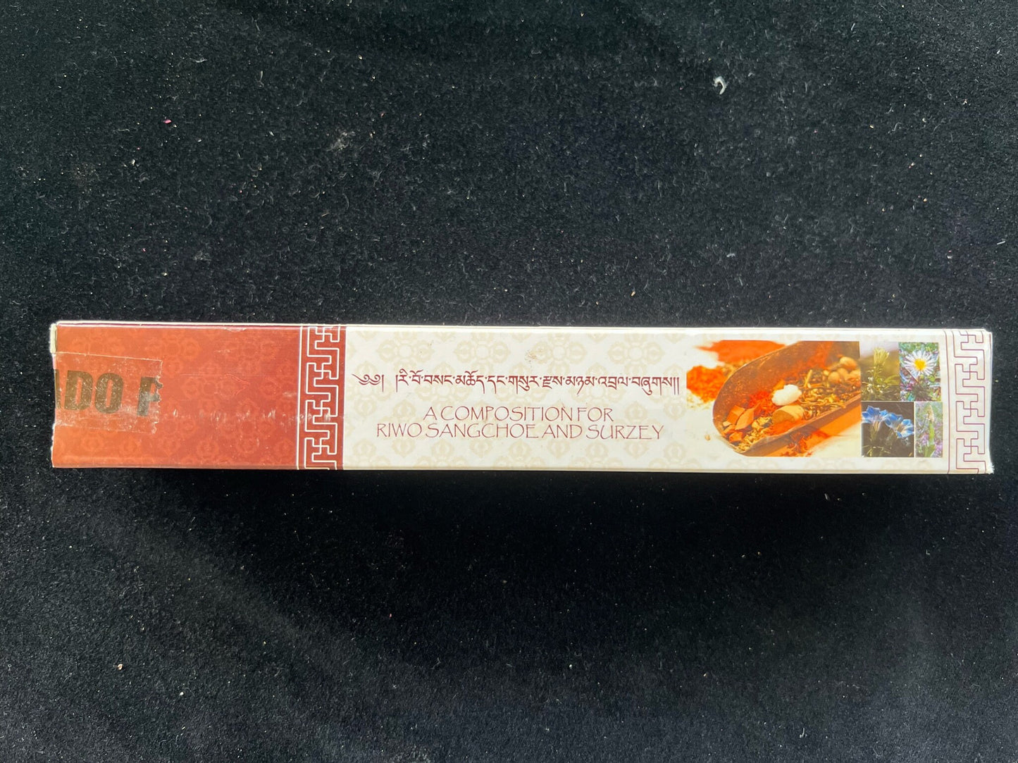 Nado Riwo Sangchoe Incense Red | Bhutanese Incense | 35 sticks | Pure Herbal Incense |  Nado Poizokhang | For Riwo Sangchoe and Surzey